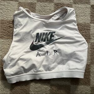 Nike Air White Sports Bra Dri Fit Women’s L